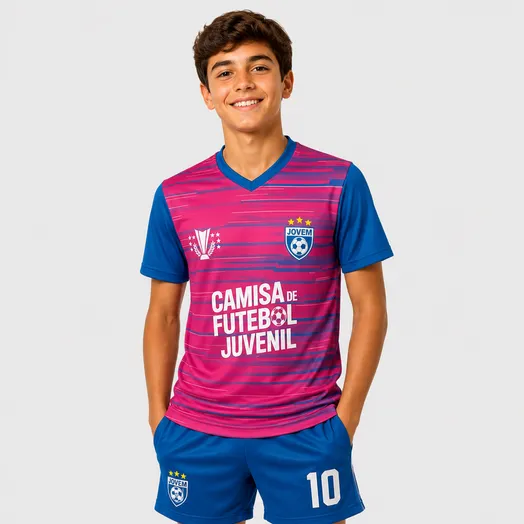 Camisa Futebol Juvenil Barça