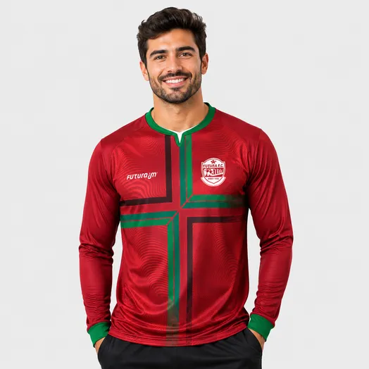 Camisa Futebol York Manga Longa