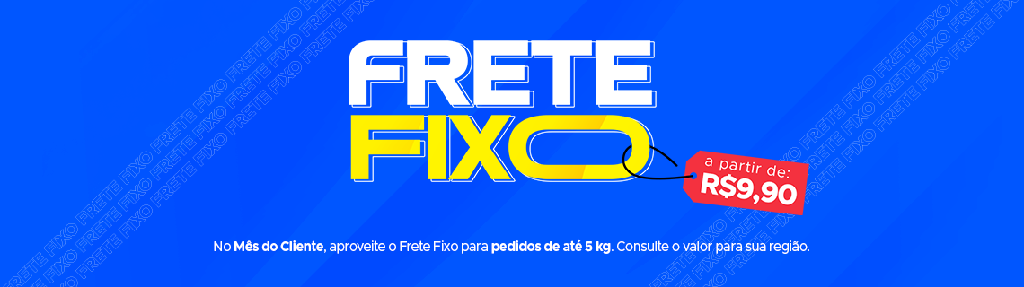 Frete Fixo para todo Brasil - Confira condições 