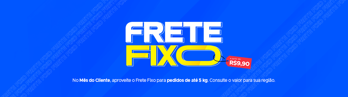 Frete Fixo para todo Brasil - Confira condições 
