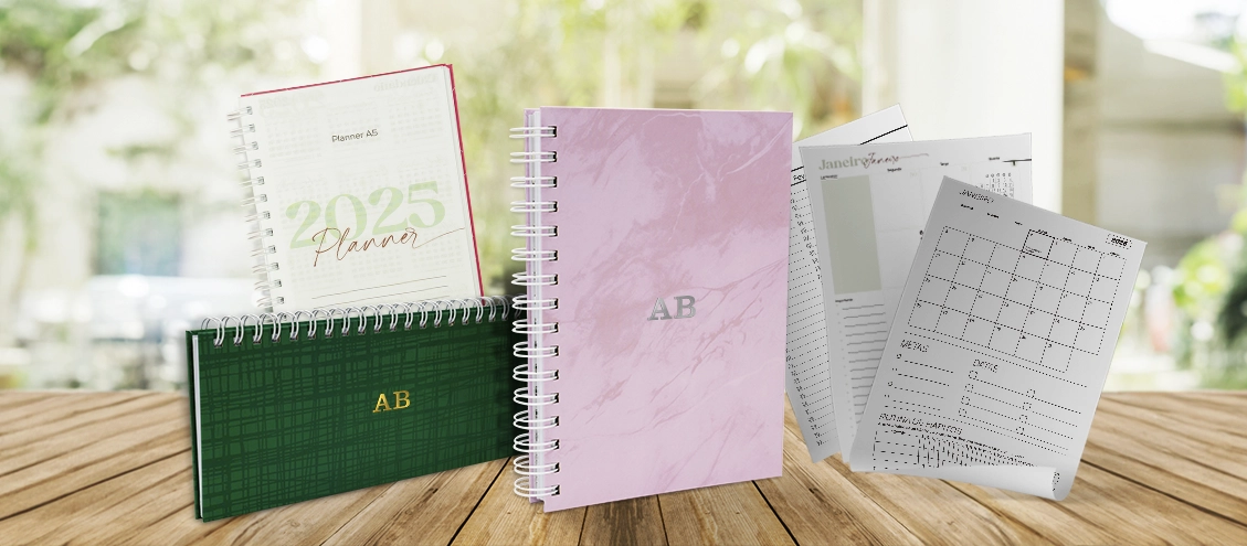Agendas Premium 2025 | Descubra o poder da organização com estilo!