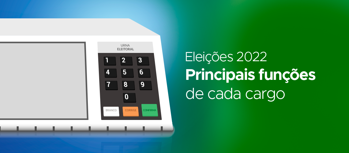 Eleições 2022: Descubra o principal papel de cada cargo político que irá concorrer a candidatura neste ano! Eleições 2022: Descubra o principal papel de cada cargo político que irá concorrer a candidatura neste ano!