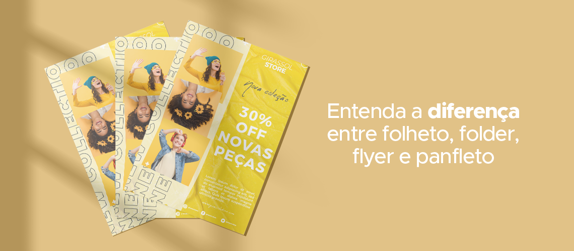 FuturaIM Explica: Entenda a diferença entre folheto, folder, flyer e panfleto