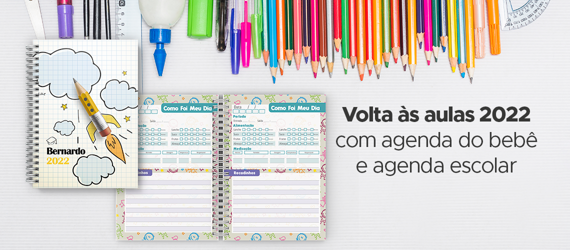 Dicas de uso da agenda do bebê e agenda escolar infantil 2022 Dicas de uso da agenda do bebê e agenda escolar infantil 2022