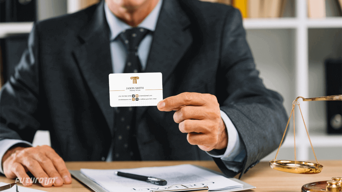 Cartão de visita para advogados: como se destacar com credibilidade e inovação Cartão de visita para advogados: como se destacar com credibilidade e inovação