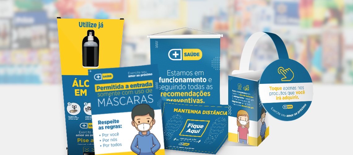 Conheça o novo Kit de Sinalização contra a Covid-19! Conheça o novo Kit de Sinalização contra a Covid-19!