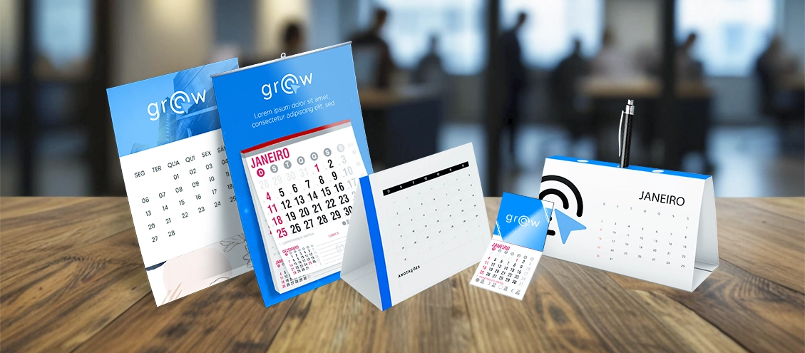 Calendários Corporativos 2025: Essencialidade e personalização para o sucesso empresarial