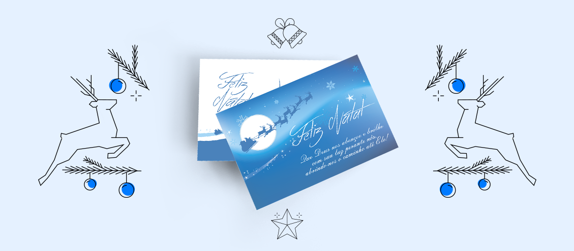 Cartão de Natal | Dicas criativas para personalizar o seu Postal de Natal Cartão de Natal | Dicas criativas para personalizar o seu Postal de Natal