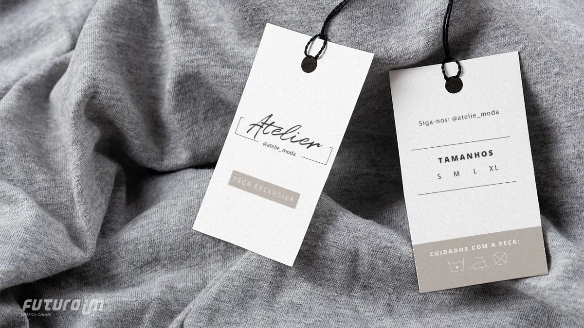 Tag de roupa personalizada: o que é e como usar Tag de roupa personalizada: o que é e como usar