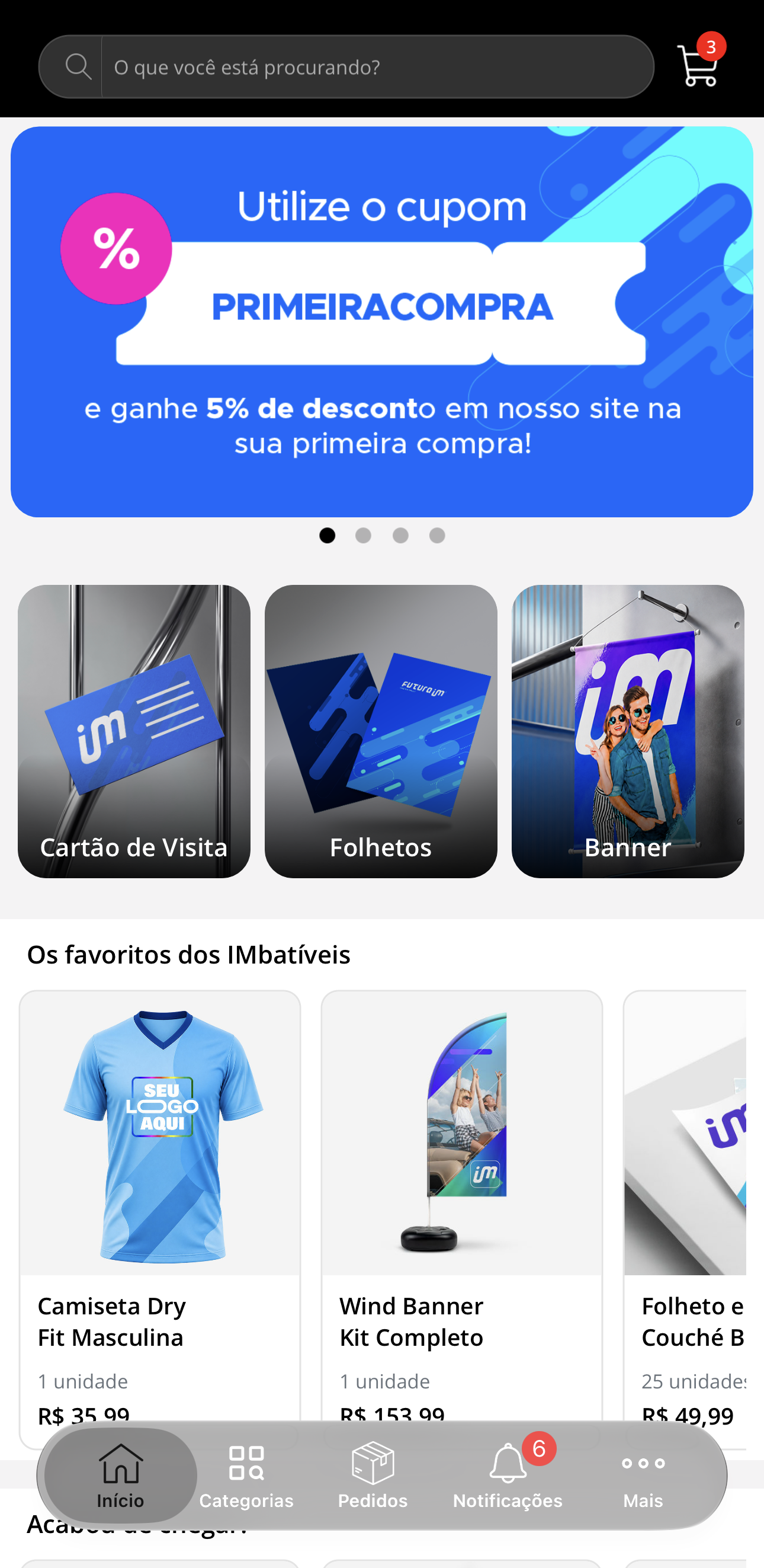 Home do app FuturaIM