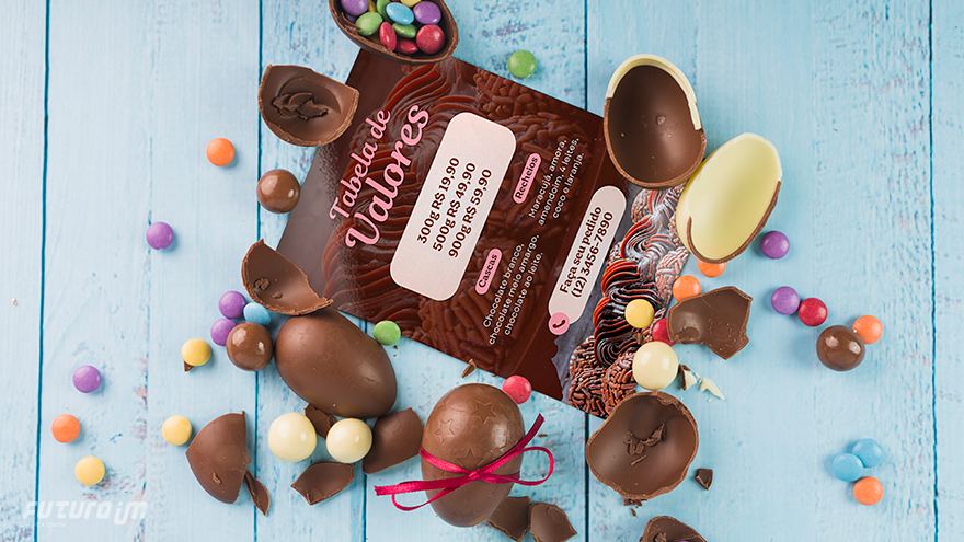 Saiba como fazer uma tabela de ovos de Páscoa