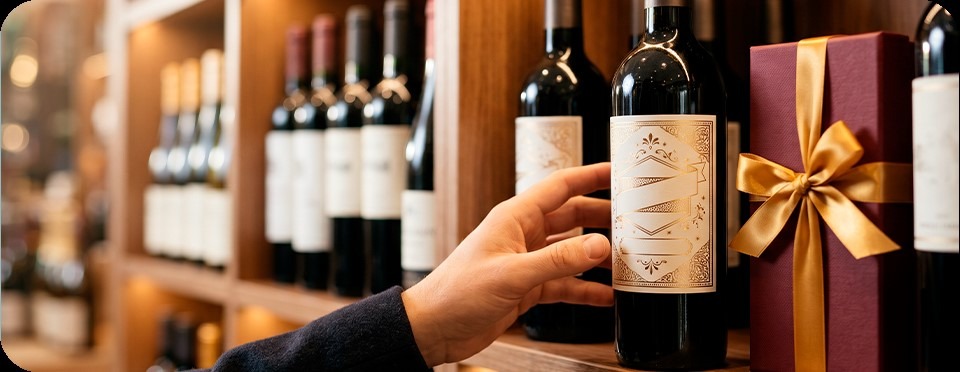 Rótulos para Garrafas de Vinho