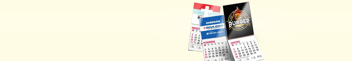 Imã com Calendário