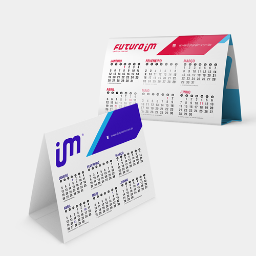 Calendário de Mesa Simples