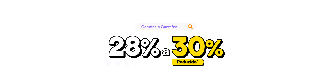 Canetas e Garrafas Reduzidos