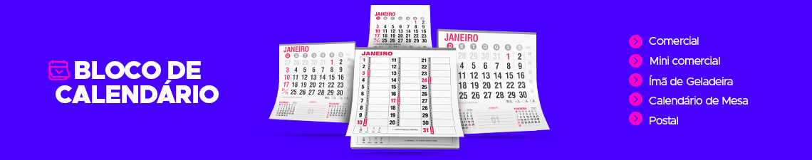 Blocos de Calendário 2027!