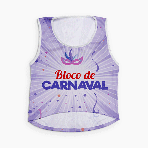 Regata Cropped Personalizada Feminino