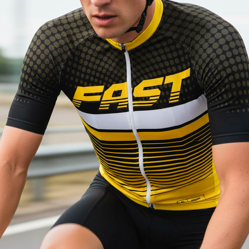 Camisa de Ciclismo Fast Manga Curta
