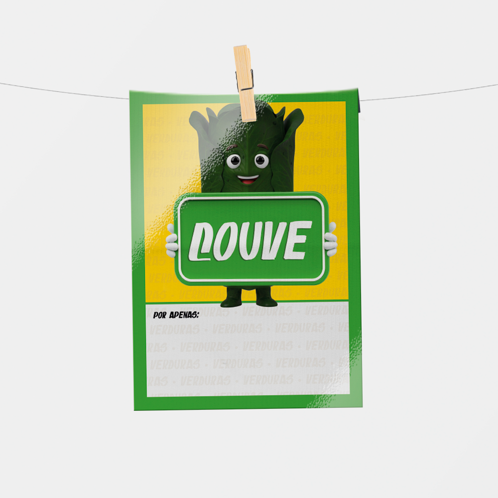 Plaquinha de Preço hortifrúti 