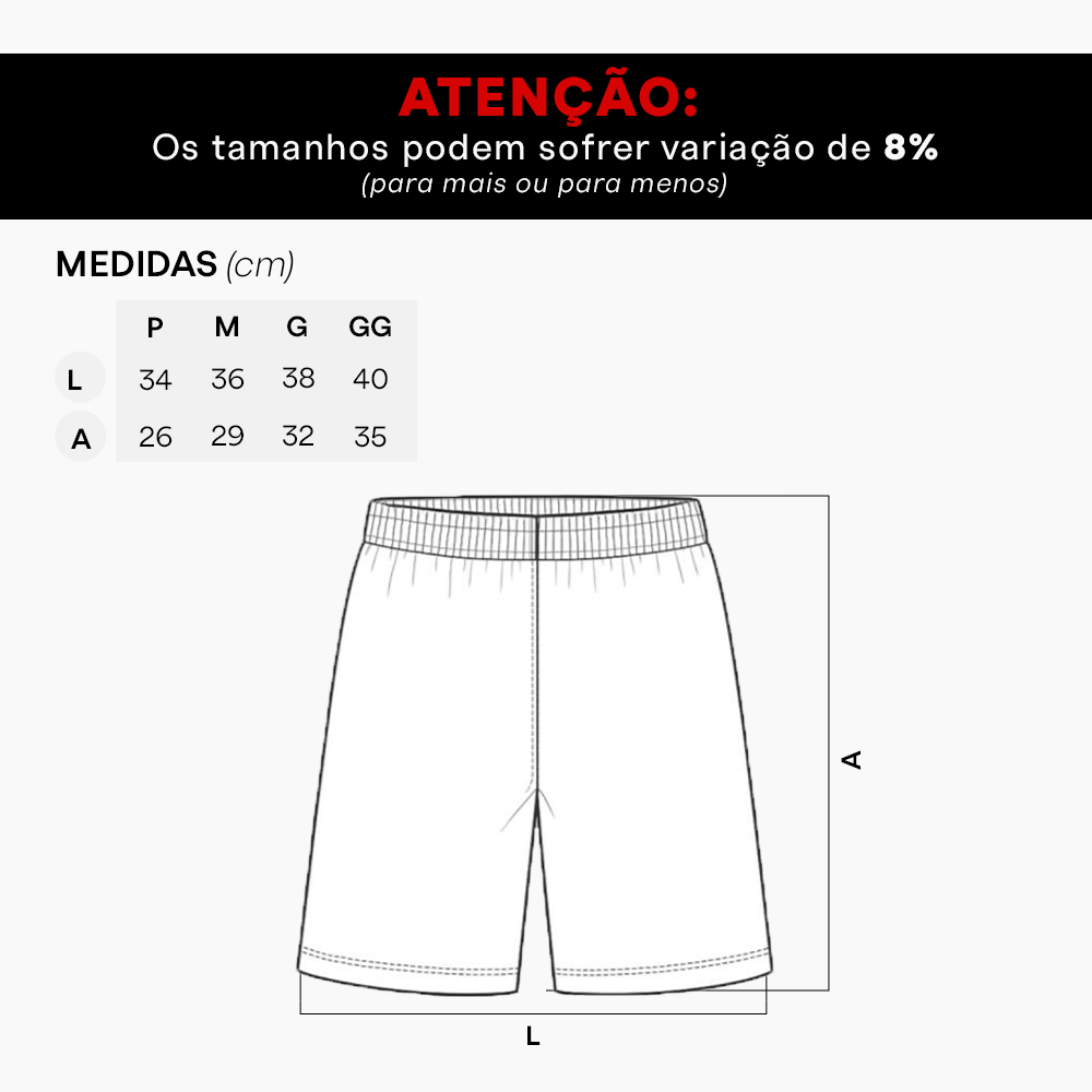 Calção Futebol Infantil City