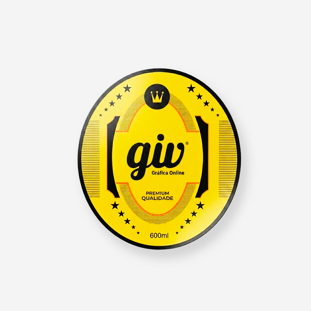 Rótulo para Garrafa de Cerveja