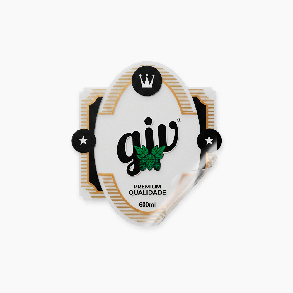Rótulo para Garrafa de Cerveja