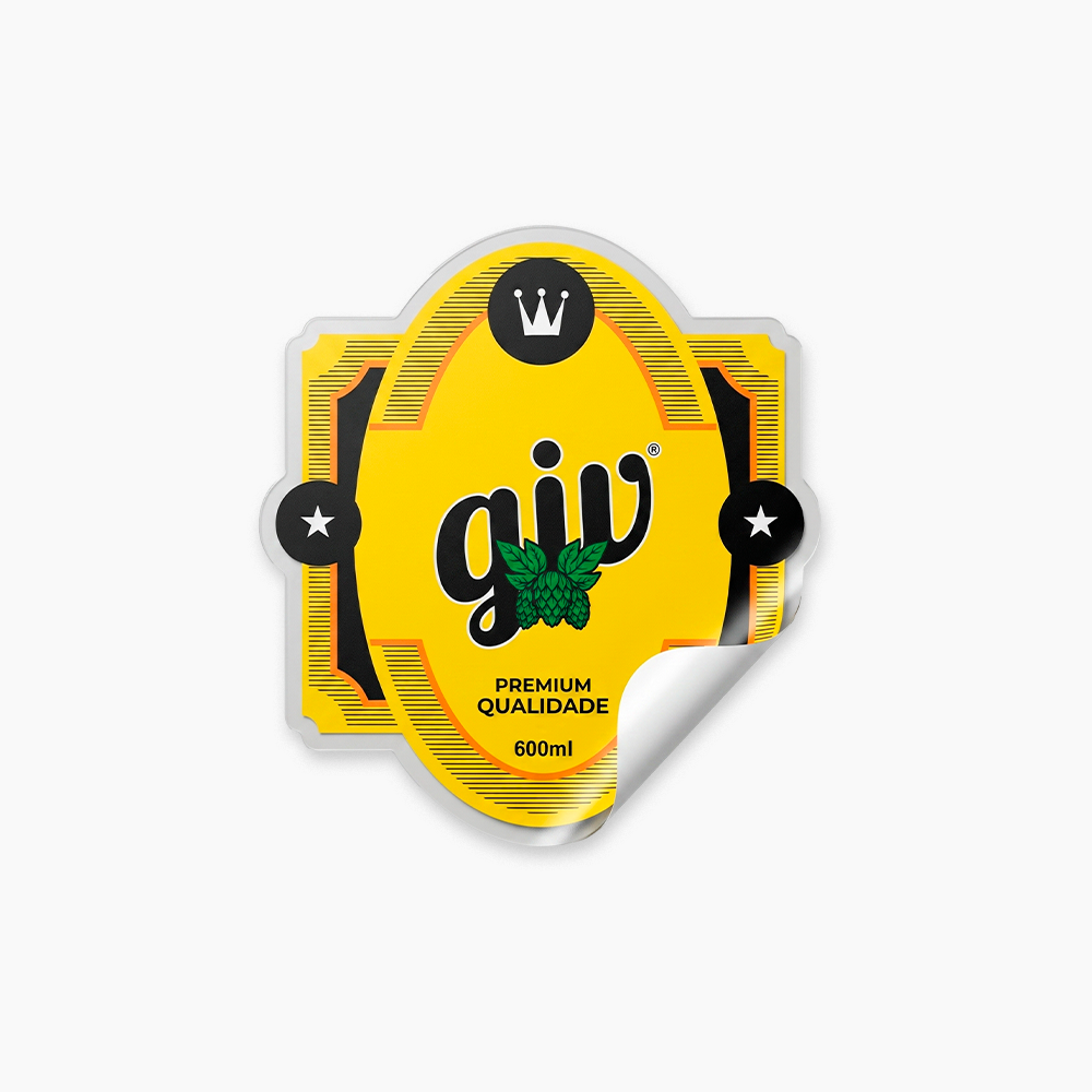 Rótulo para Garrafa de Cerveja