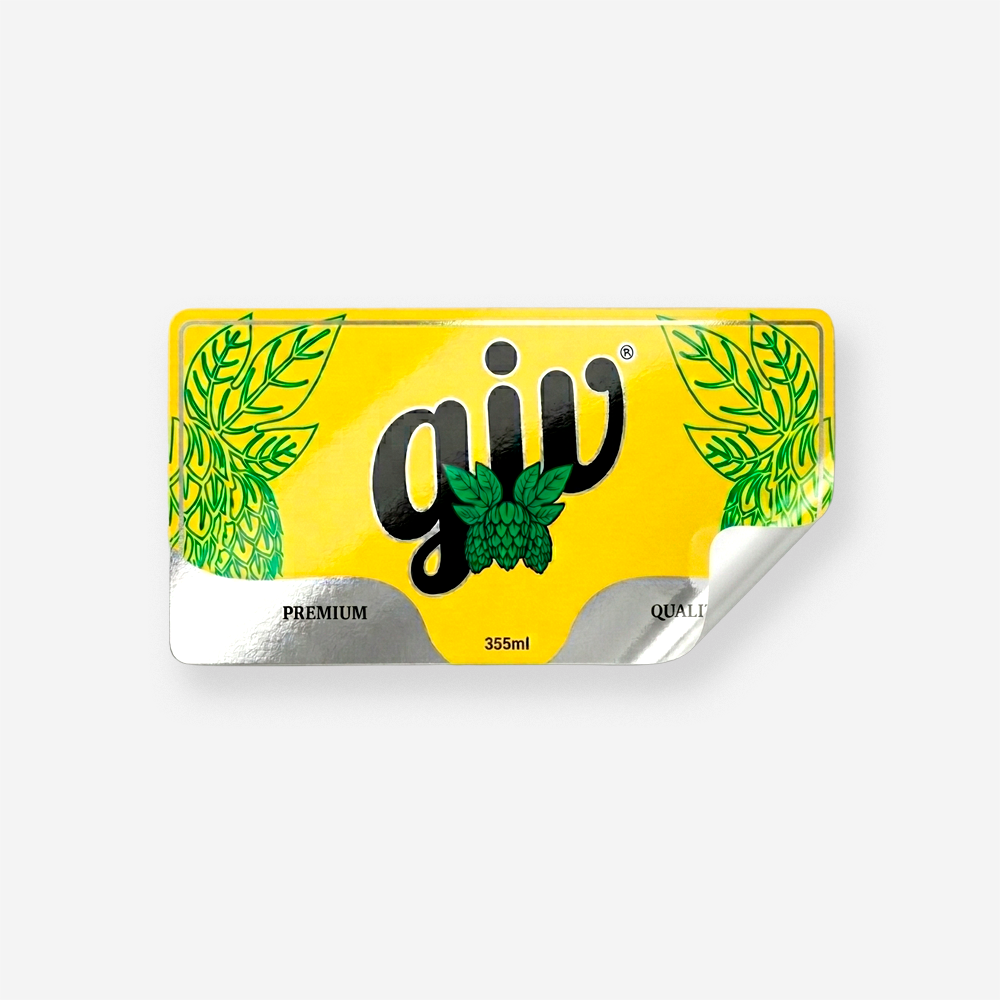 Rótulo para Garrafa de Cerveja