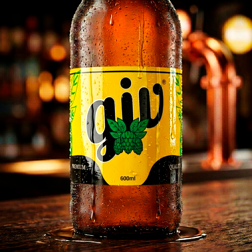 Rótulo para Garrafa de Cerveja