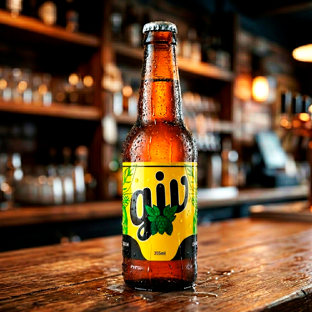 Rótulo para Garrafa de Cerveja