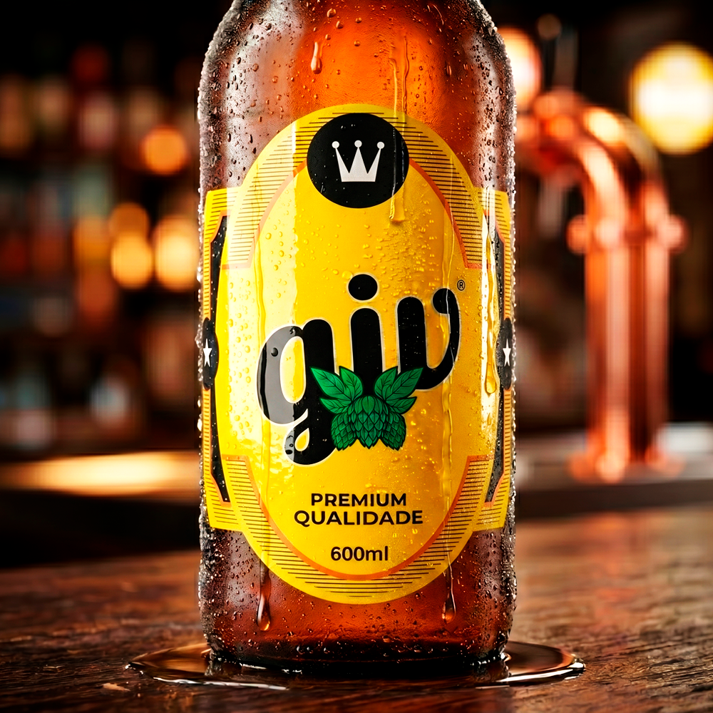 Rótulo para Garrafa de Cerveja