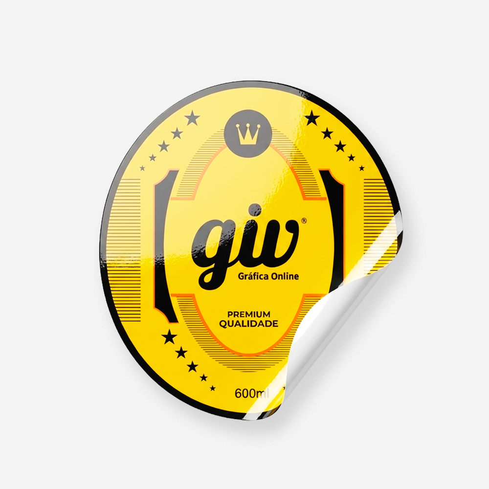 Rótulo para Garrafa de Cerveja