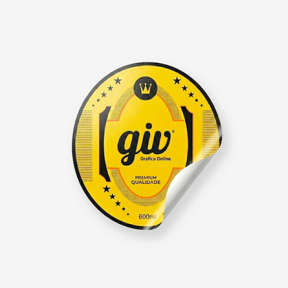 Rótulo para Garrafa de Cerveja