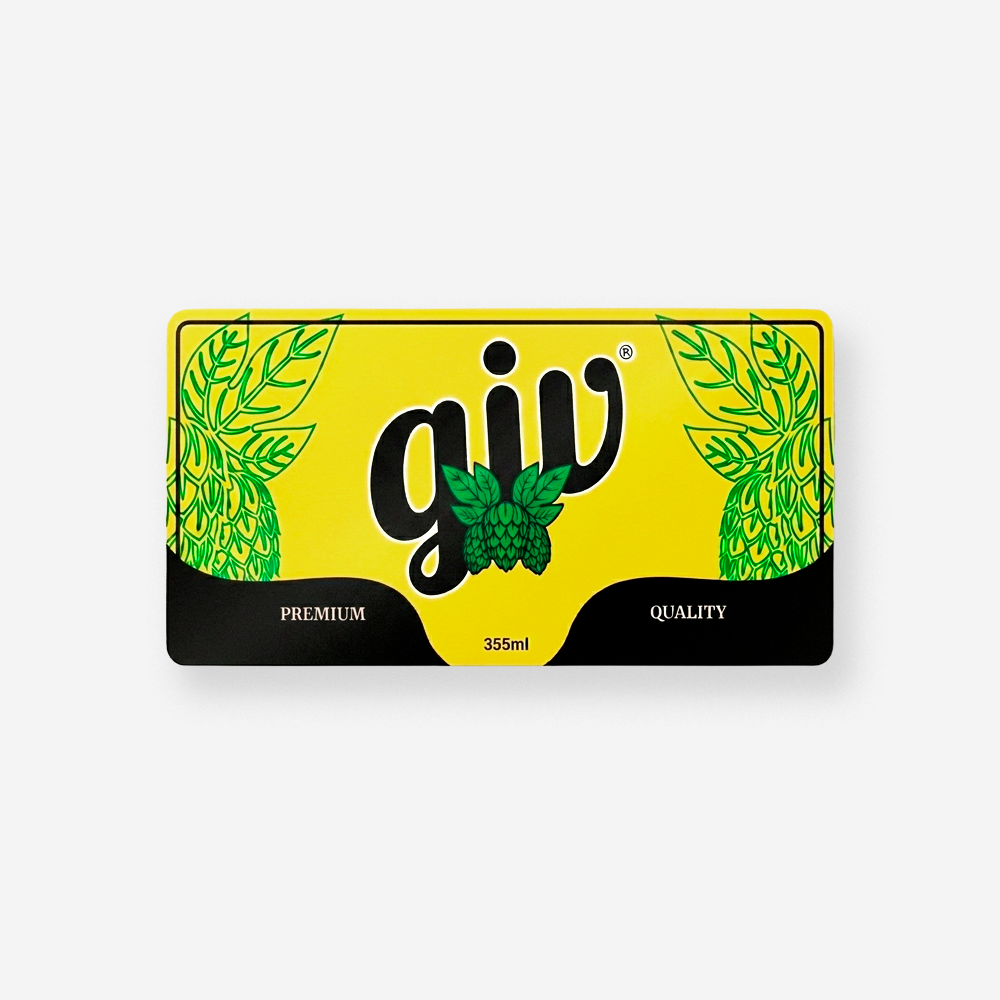 Rótulo para Garrafa de Cerveja