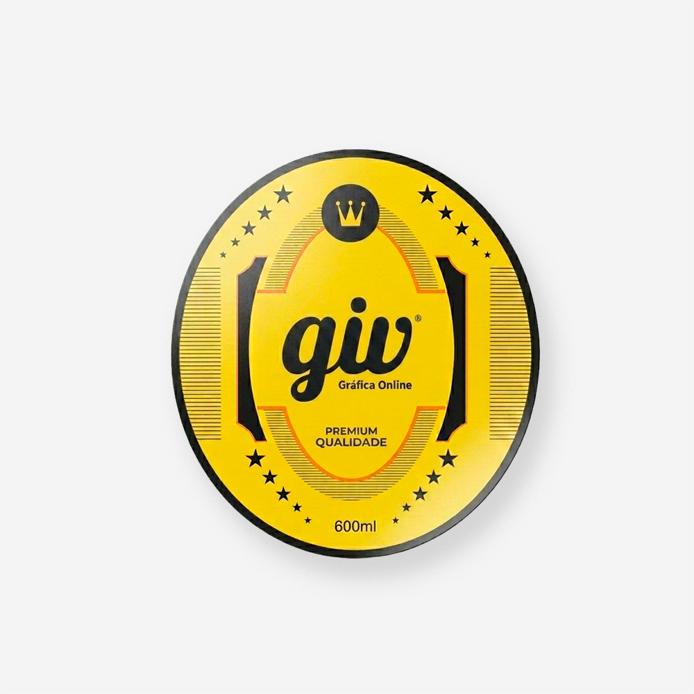 Rótulo para Garrafa de Cerveja