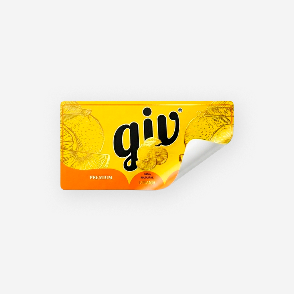 Rótulo para Garrafa de Suco