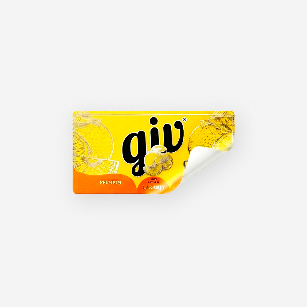 Rótulo para Garrafa de Suco