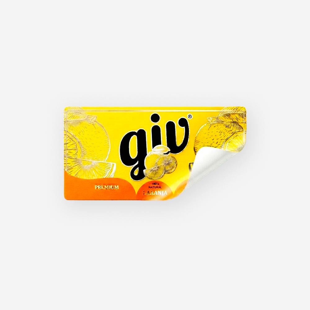 Rótulo para Garrafa de Suco