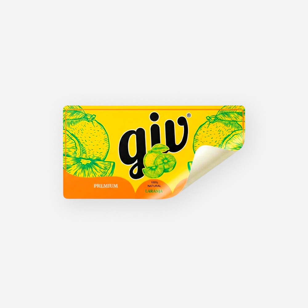 Rótulo para Garrafa de Suco