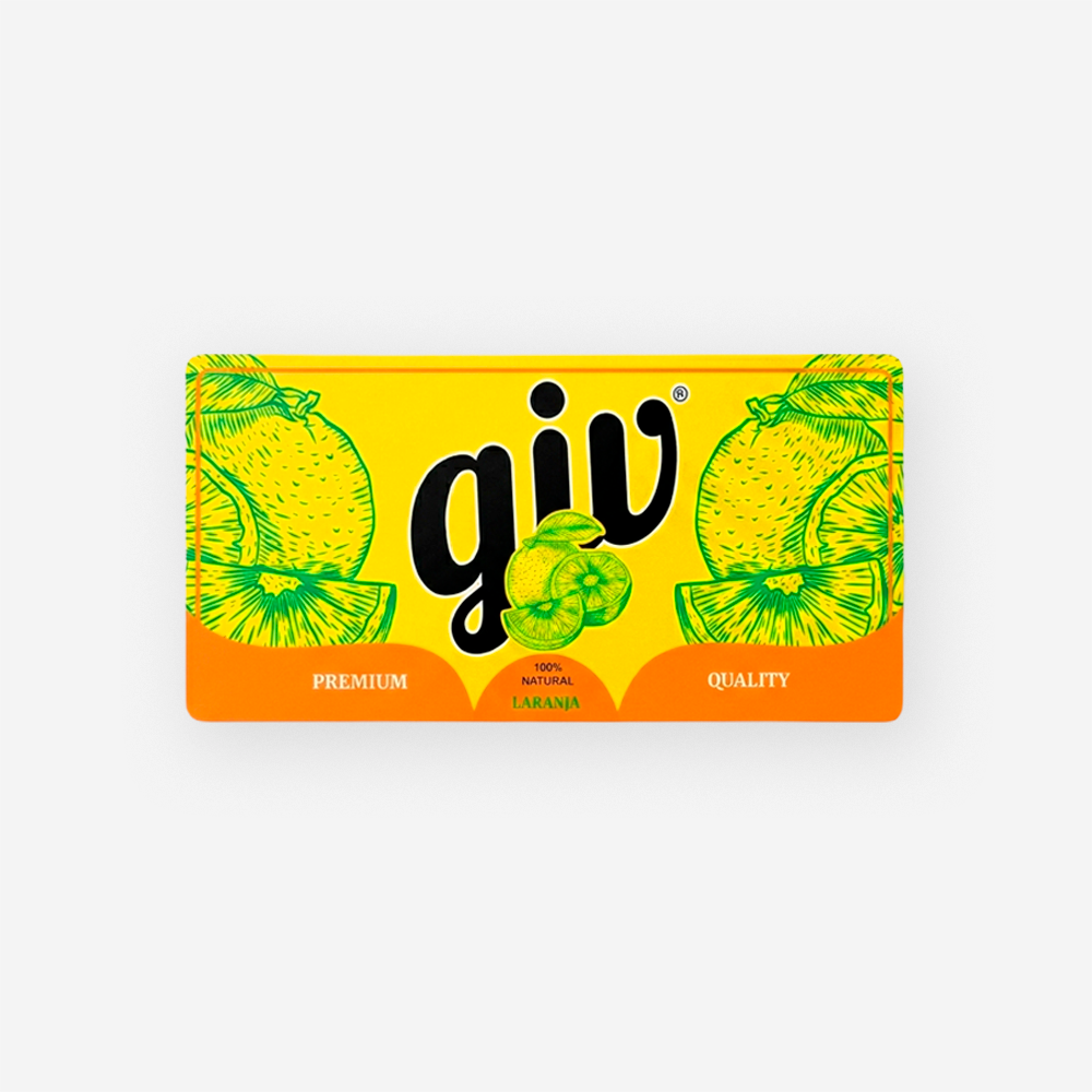 Rótulo para Garrafa de Suco