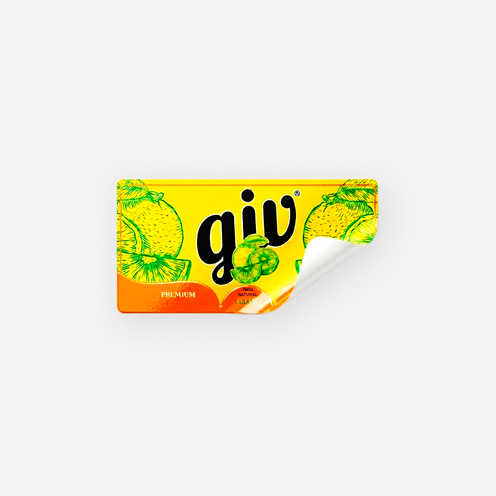 Rótulo para Garrafa de Suco