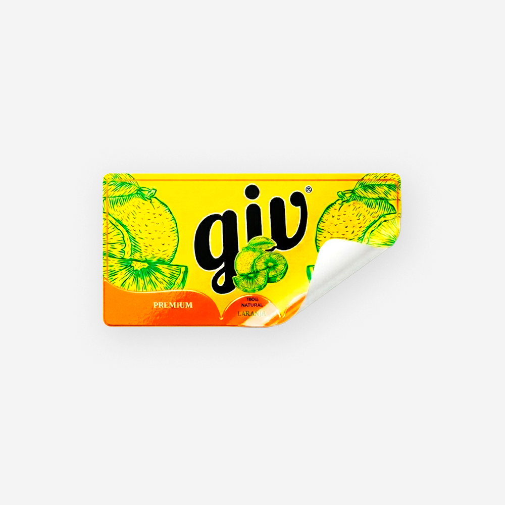 Rótulo para Garrafa de Suco