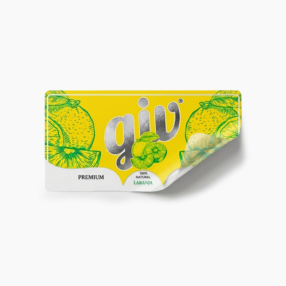 Rótulo para Garrafa de Suco