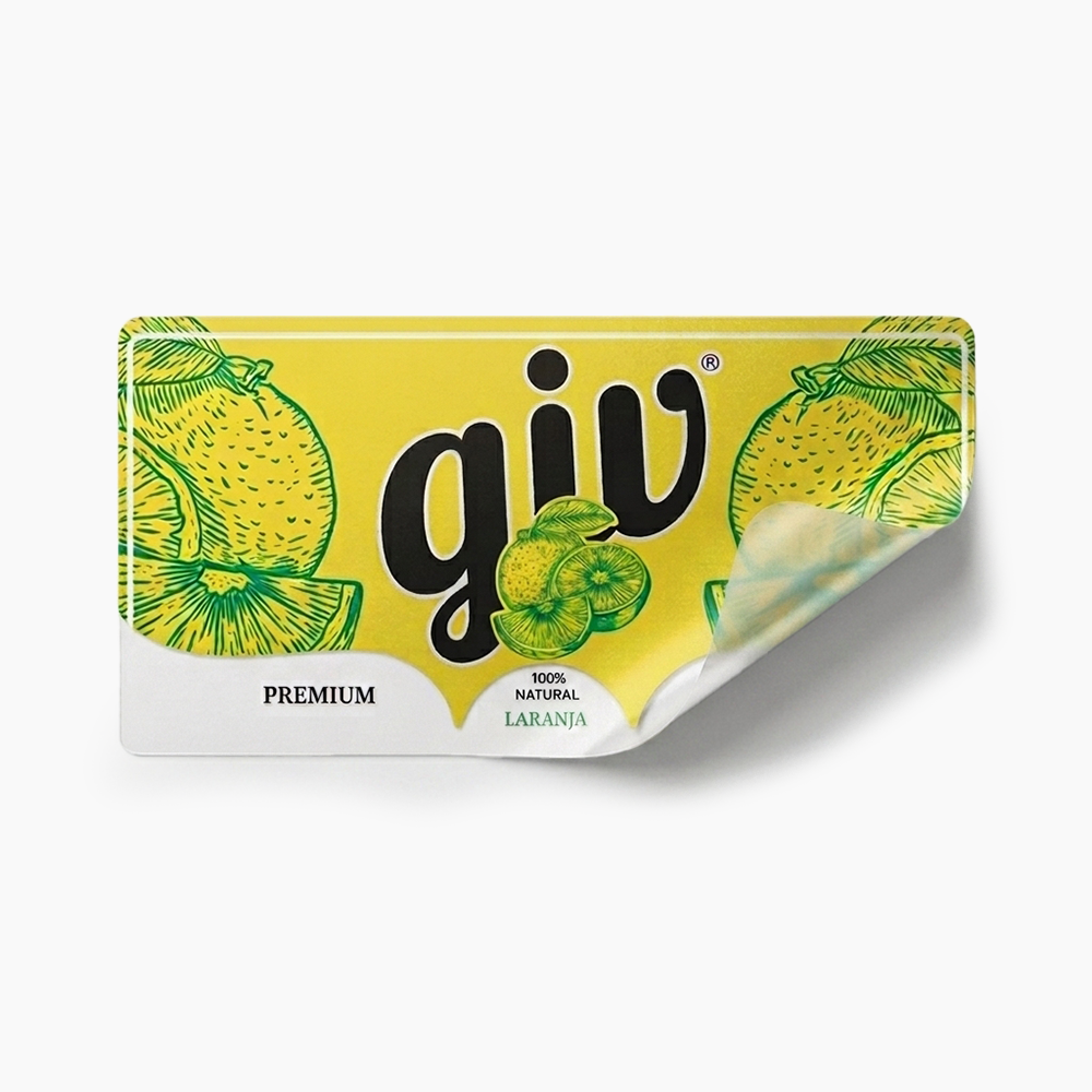 Rótulo para Garrafa de Suco