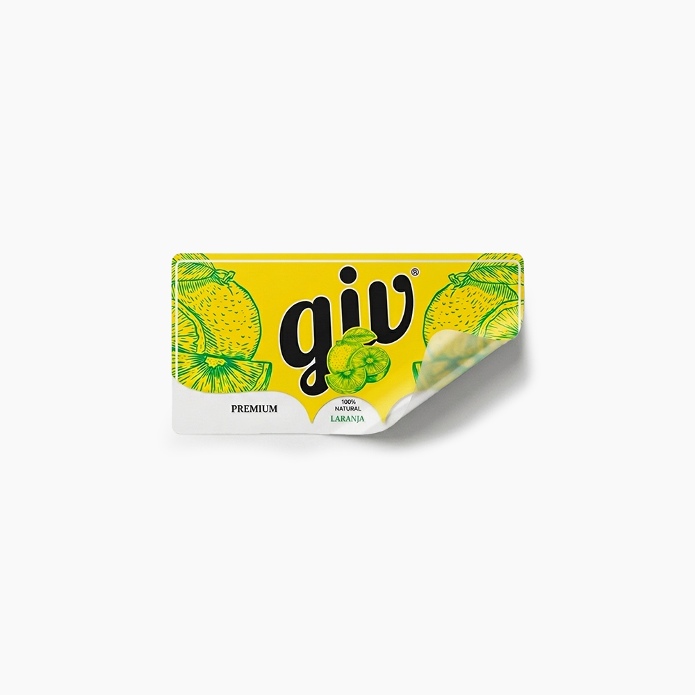 Rótulo para Garrafa de Suco