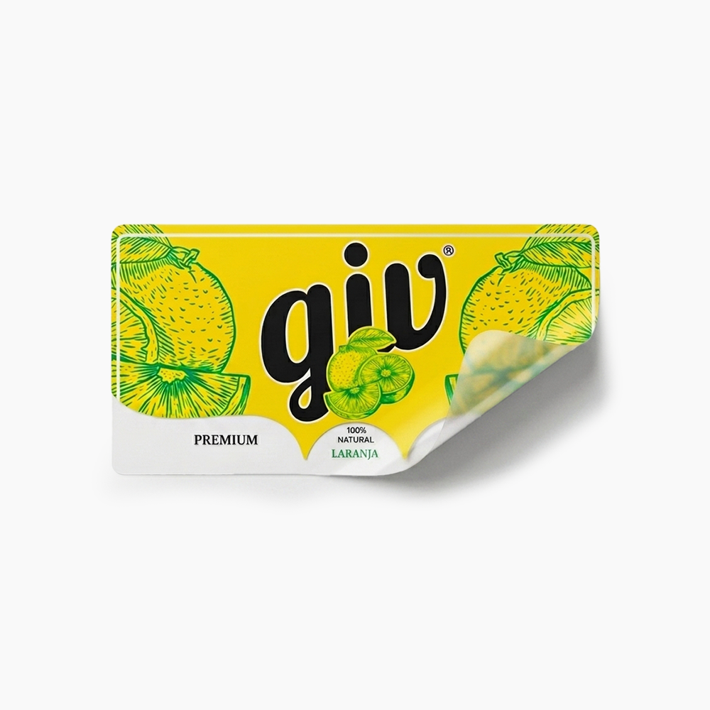 Rótulo para Garrafa de Suco