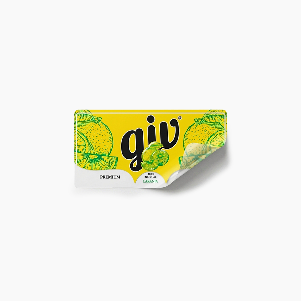 Rótulo para Garrafa de Suco