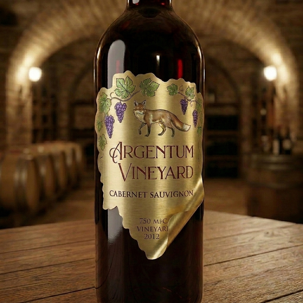 Rótulo para Garrafa de Vinho 750ml