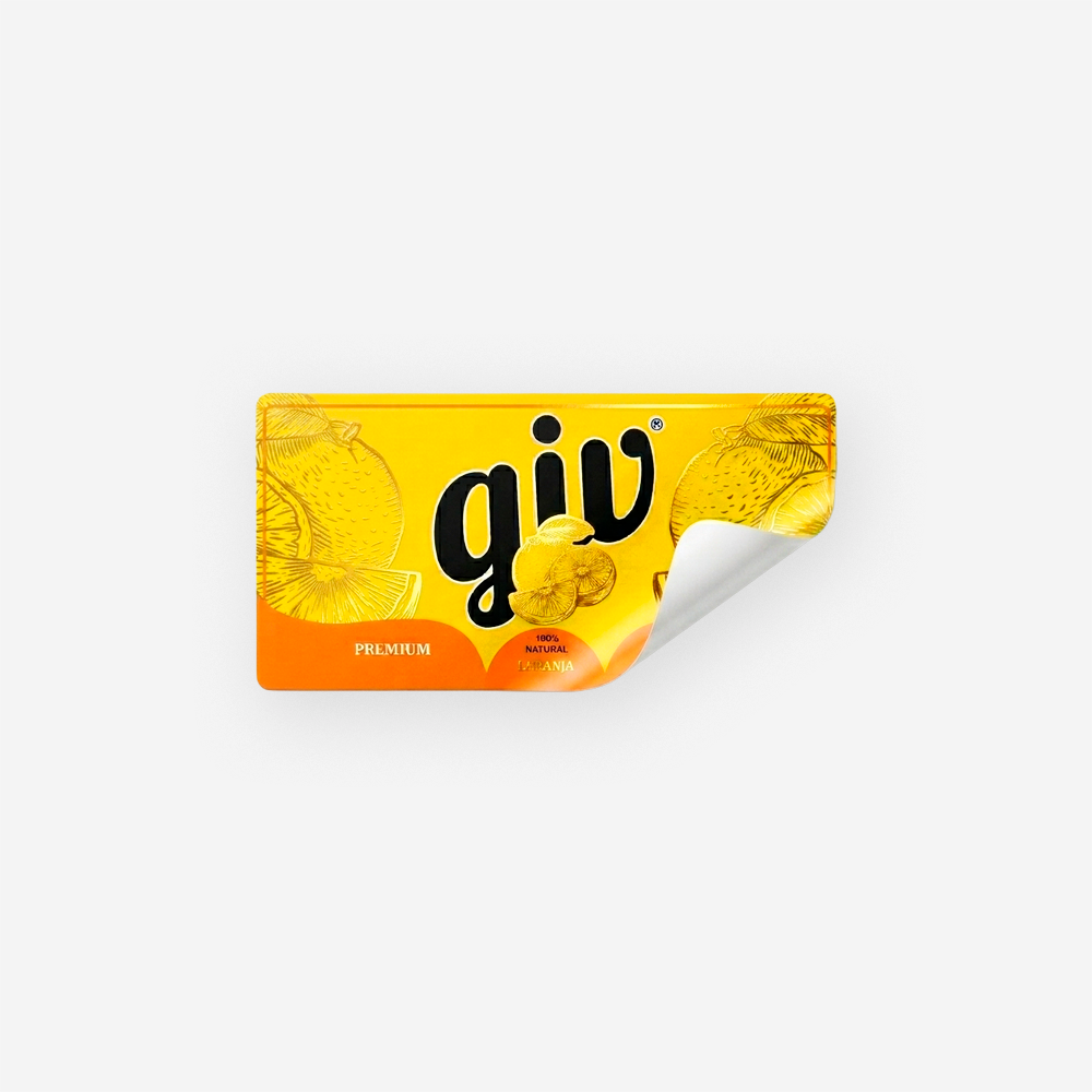 Rótulo para Garrafa de Suco