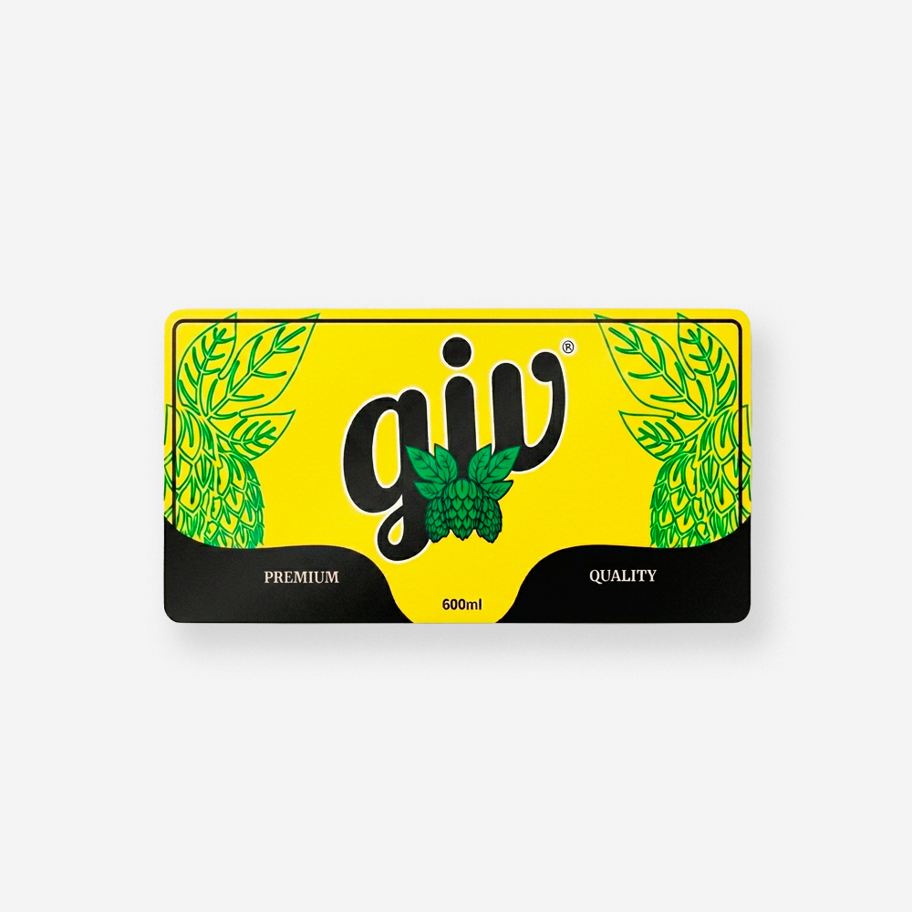 Rótulo para Garrafa de Cerveja